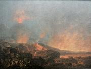 Carlo Bonavia Eruption of the Vesuvius painting